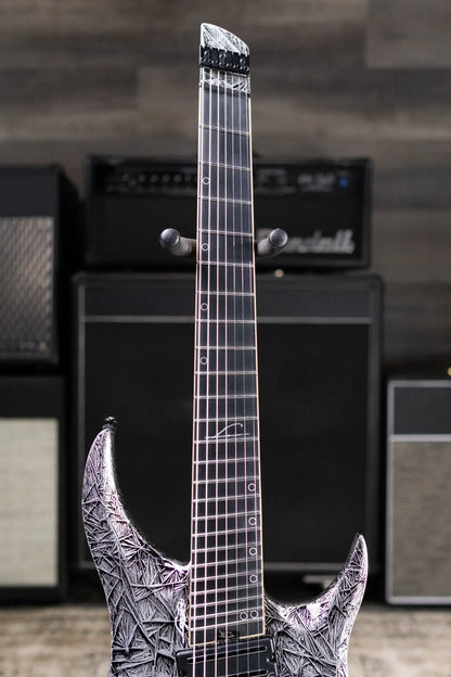 Legator R7F Revenant Bolt-On 7-String Multi-scale Electric Guitar - Gloss Black Ice