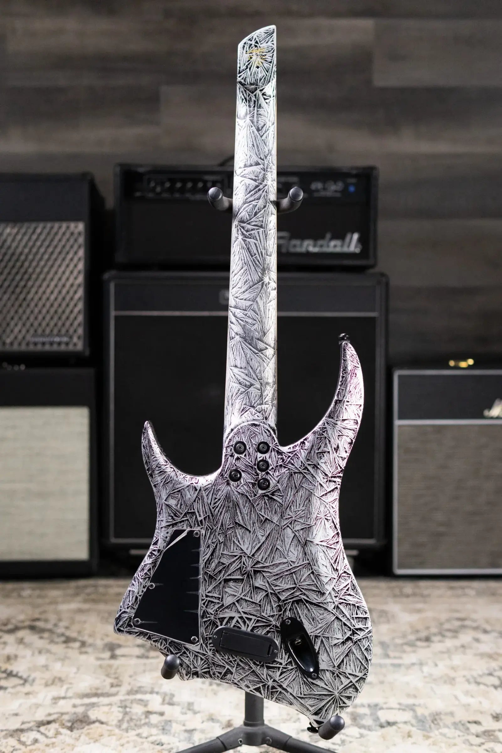 Legator R7F Revenant Bolt-On 7-String Multi-scale Electric Guitar - Gloss Black Ice