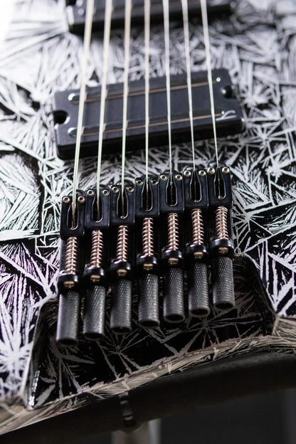 Legator R7F Revenant Bolt-On 7-String Multi-scale Electric Guitar - Gloss Black Ice
