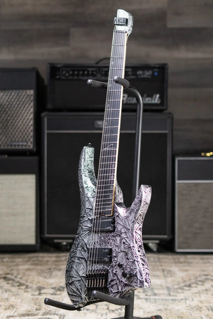 Legator R7F Revenant Bolt-On 7-String Multi-scale Electric Guitar - Gloss Black Ice