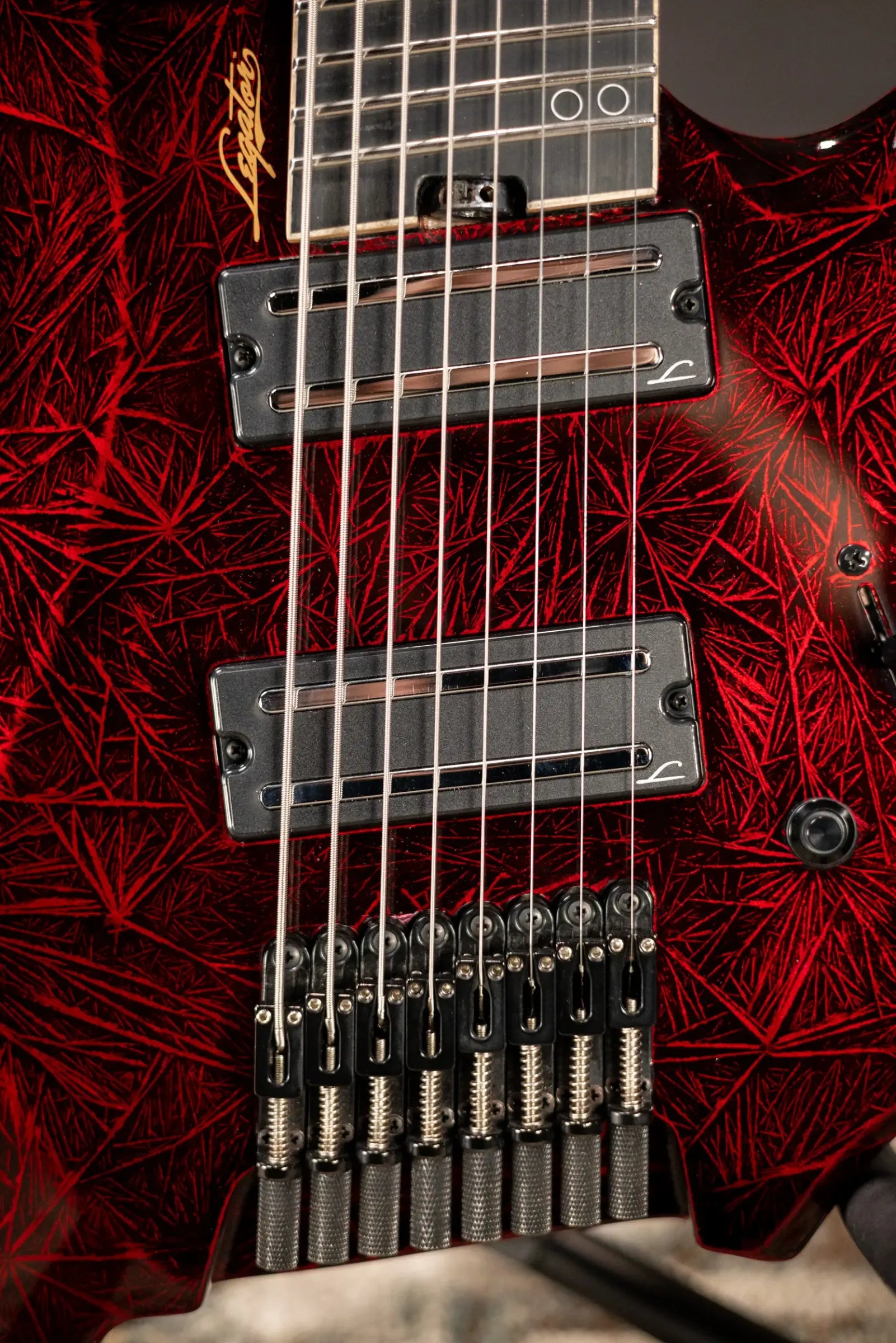 Legator R8F Revenant 8-String Multi-Scale Electric Guitar - Bloody Mary