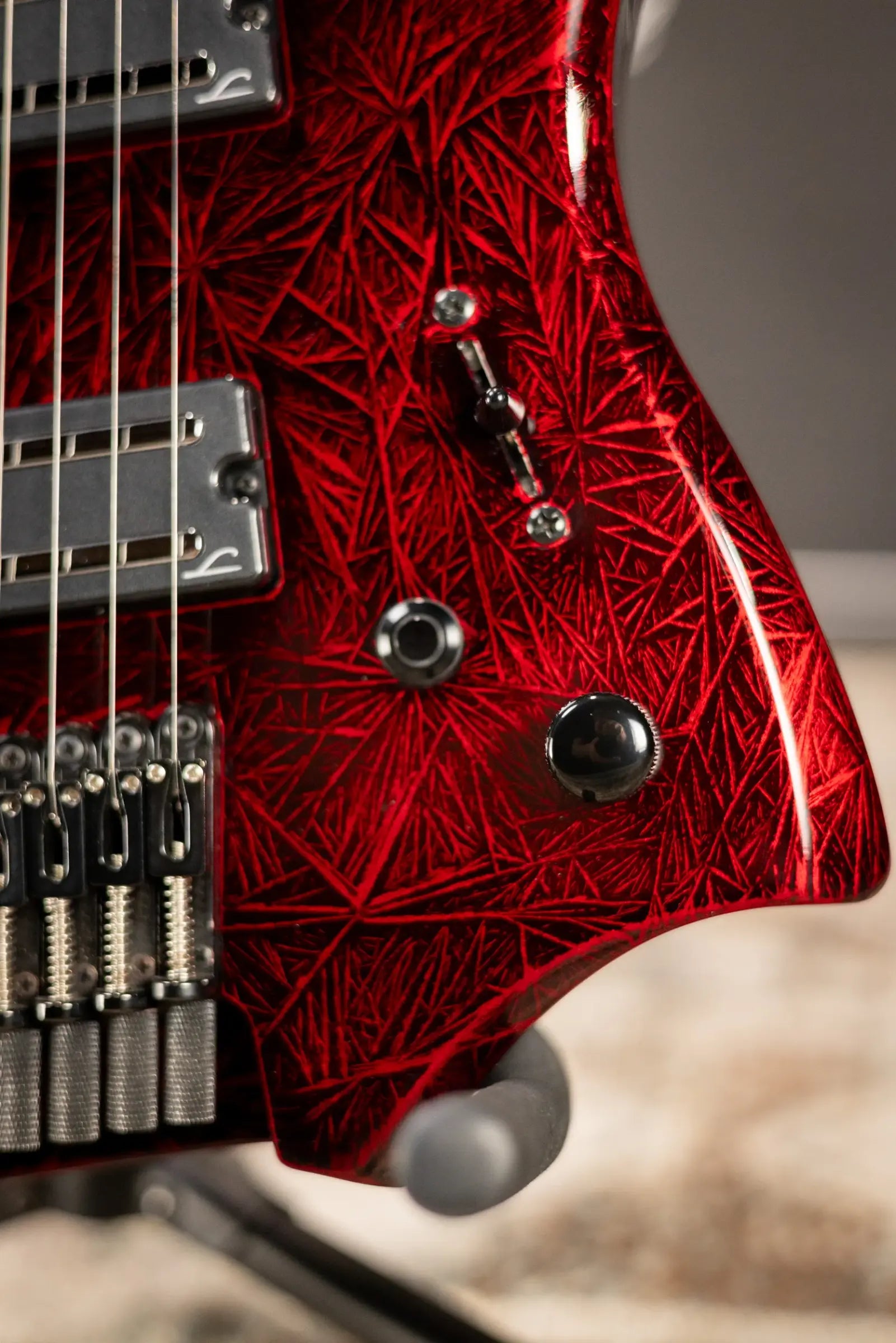 Legator R8F Revenant 8-String Multi-Scale Electric Guitar - Bloody Mary
