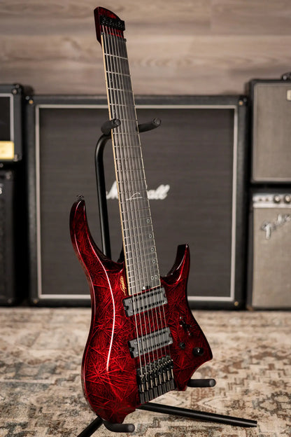Legator R8F Revenant 8-String Multi-Scale Electric Guitar - Bloody Mary