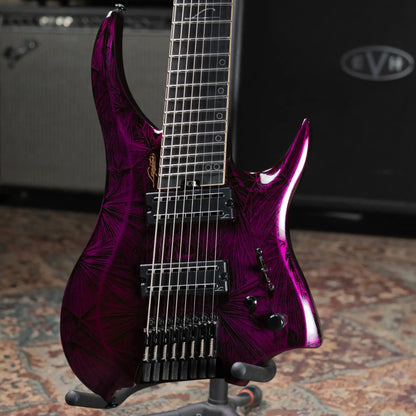 Legator R8F Revenant Bolt-On 8-String Multi-Scale Electric Guitar - Purple Rain with Padded Gig Bag