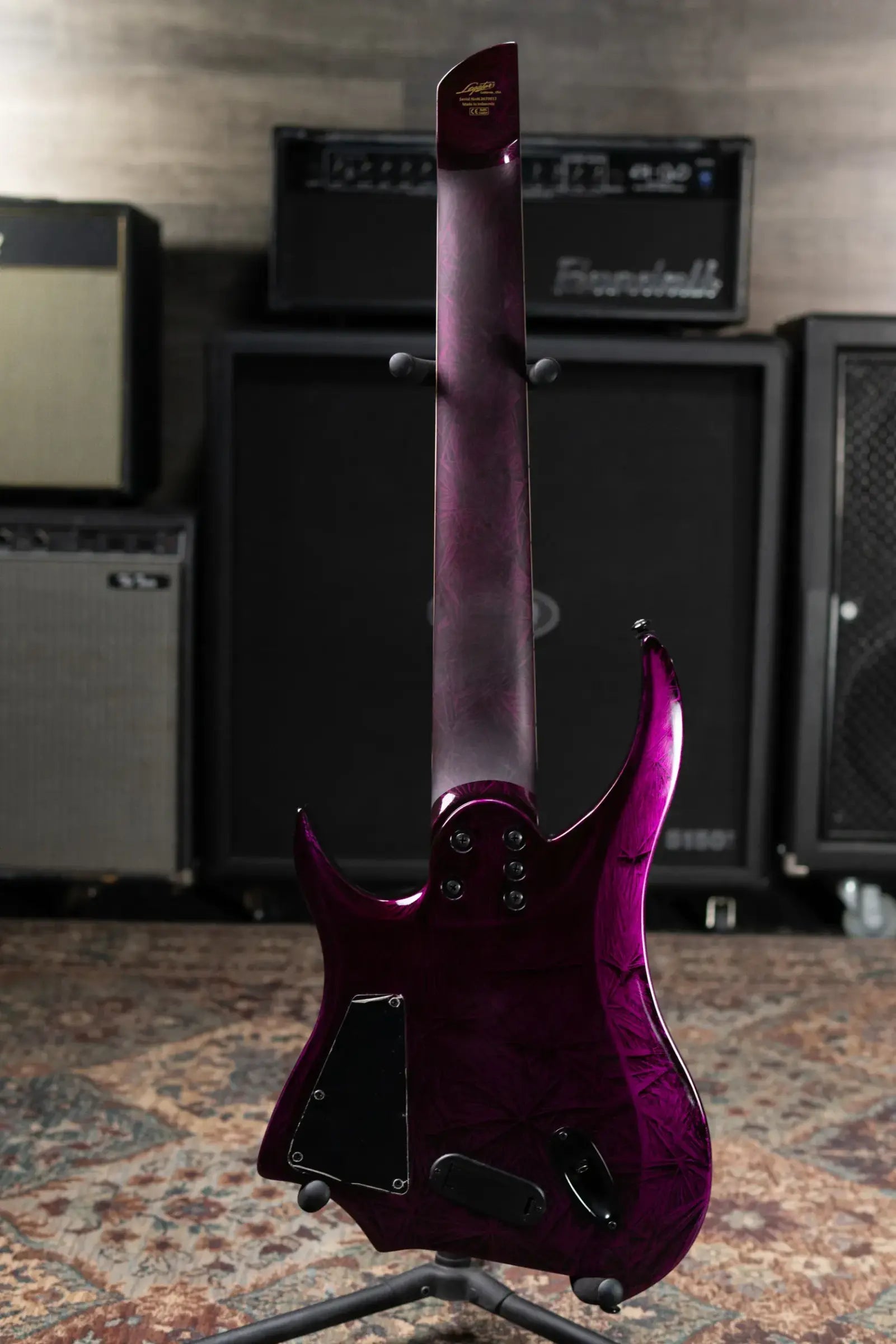 Legator R8F Revenant Bolt-On 8-String Multi-Scale Electric Guitar - Purple Rain with Padded Gig Bag