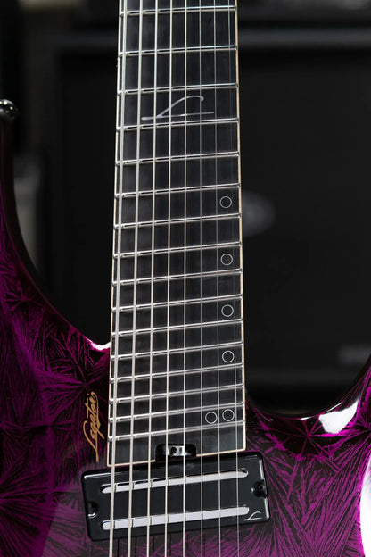 Legator R8F Revenant Bolt-On 8-String Multi-Scale Electric Guitar - Purple Rain with Padded Gig Bag