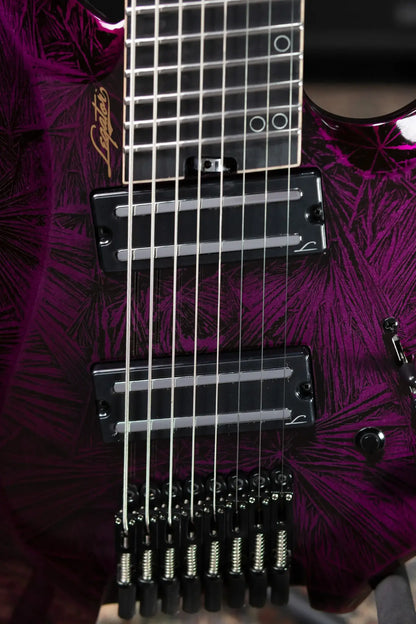 Legator R8F Revenant Bolt-On 8-String Multi-Scale Electric Guitar - Purple Rain with Padded Gig Bag