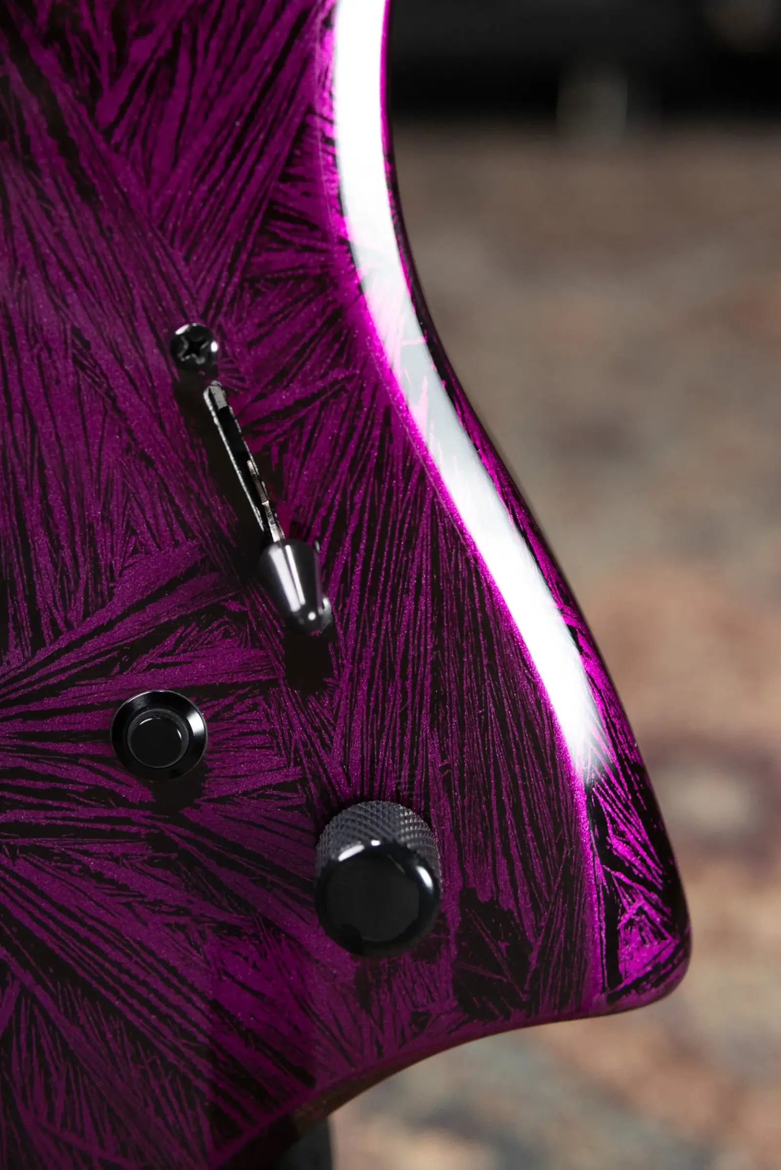Legator R8F Revenant Bolt-On 8-String Multi-Scale Electric Guitar - Purple Rain with Padded Gig Bag