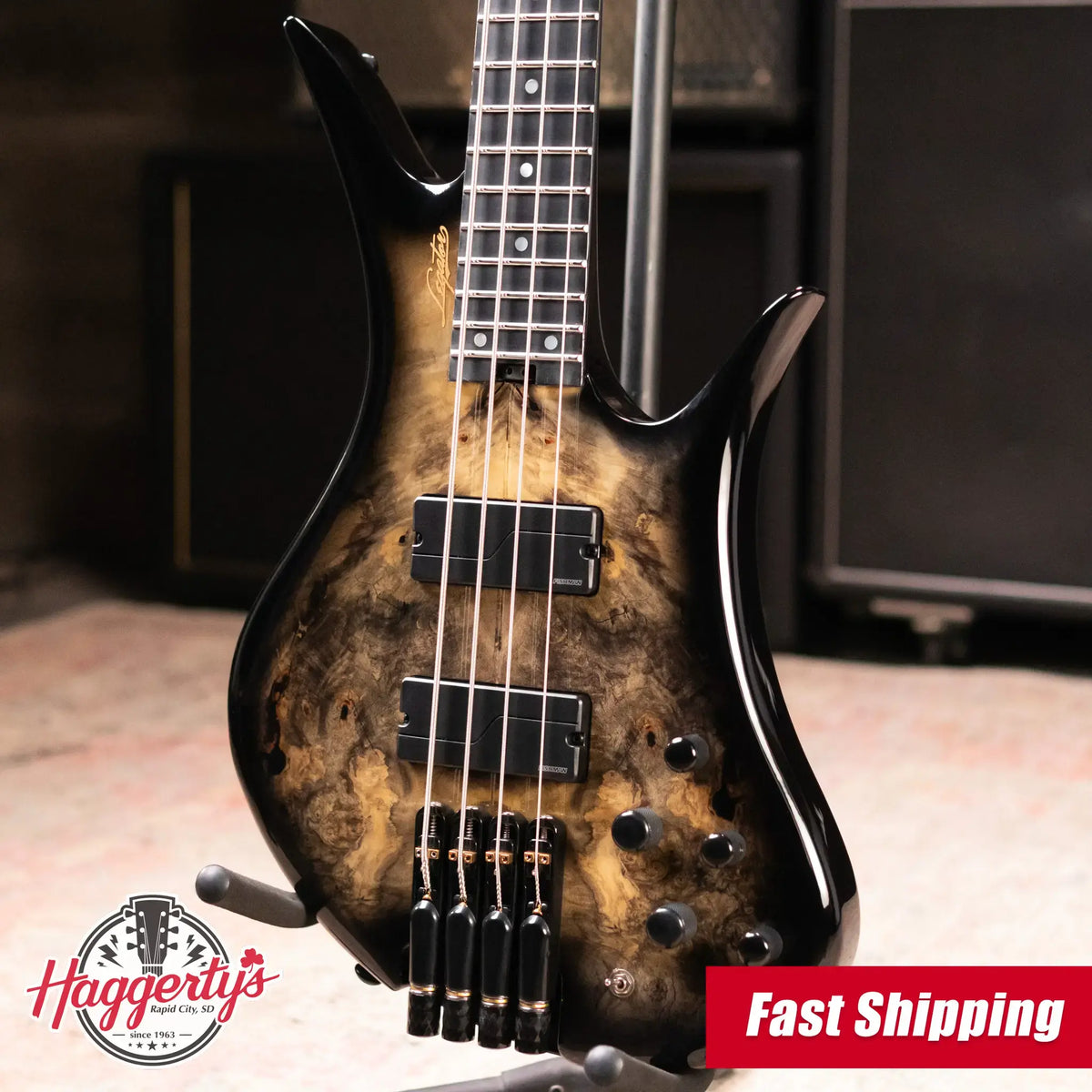 Legator T4-JB Electric Bass - Jupiter Burst with Gig Bag