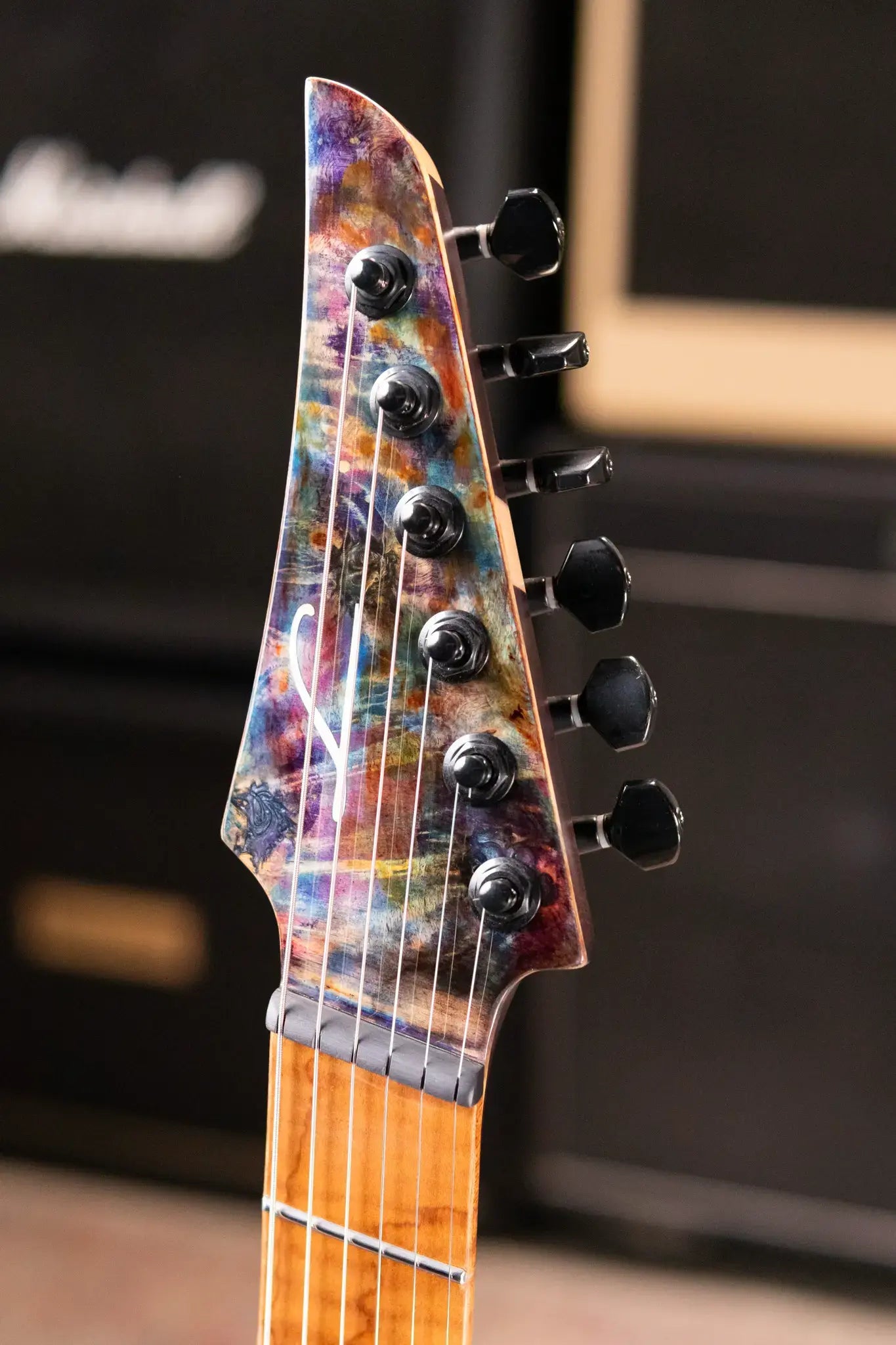 Legator X6F-CL Multi-Scale Electric Guitar - Coral with Gig Bag