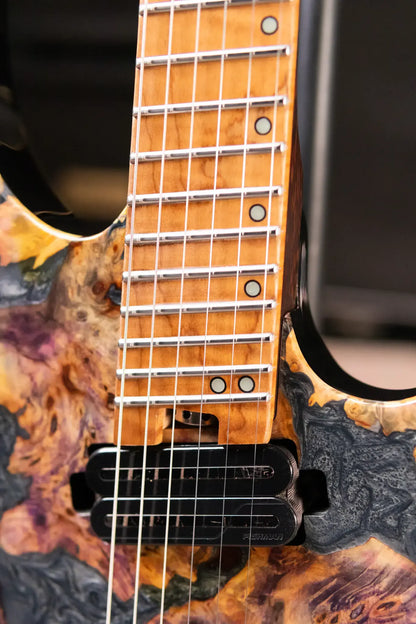 Legator X6F-CL Multi-Scale Electric Guitar - Coral with Gig Bag