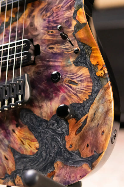 Legator X6F-CL Multi-Scale Electric Guitar - Coral with Gig Bag