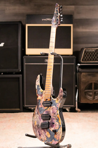 Legator X6F-CL Multi-Scale Electric Guitar - Coral with Gig Bag