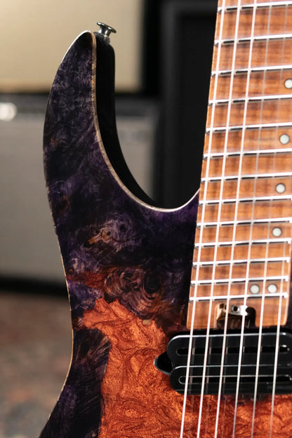 Legator X6F-MG Multi-Scale Electric Guitar - Magma with Gig Bag