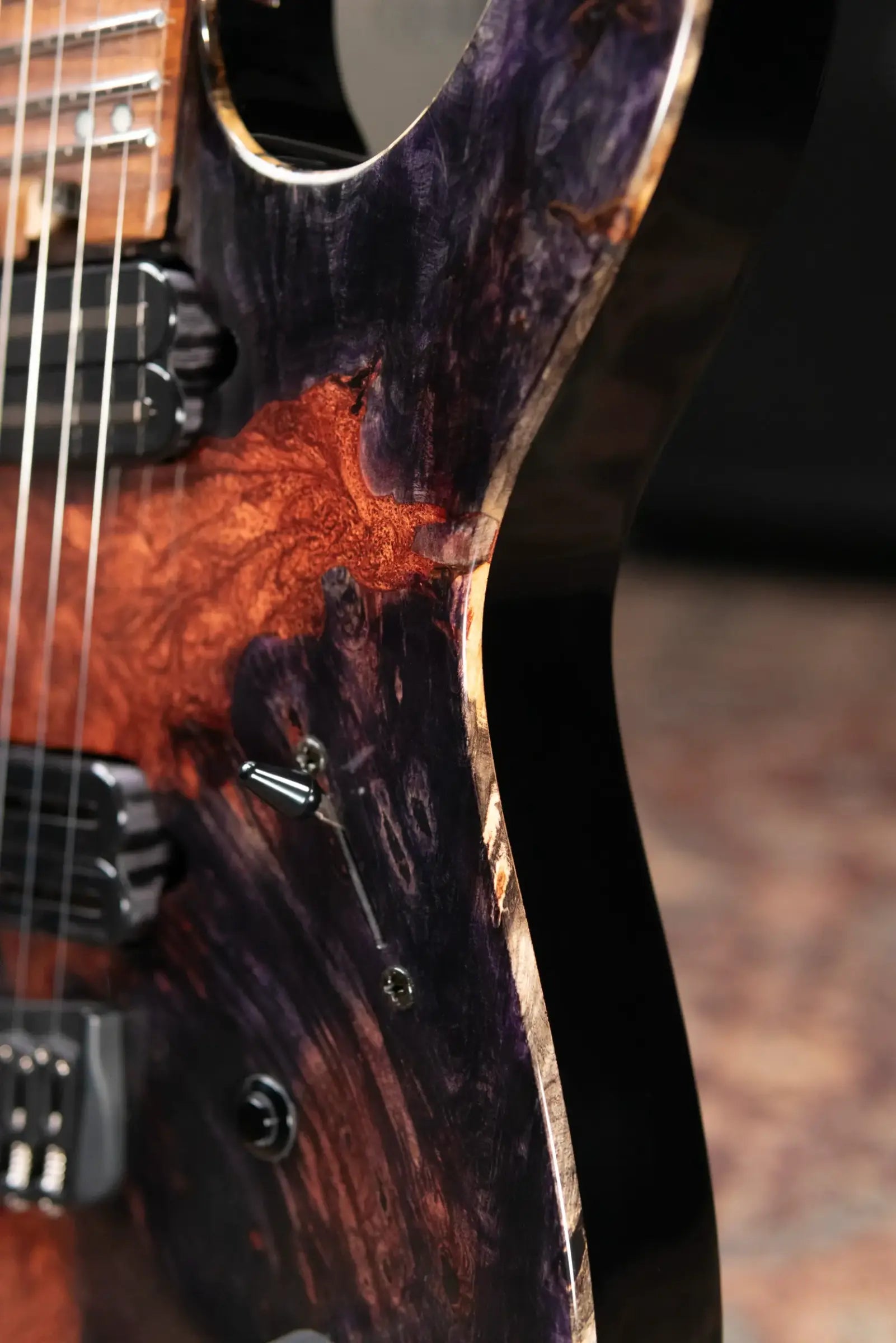 Legator X6F-MG Multi-Scale Electric Guitar - Magma with Gig Bag