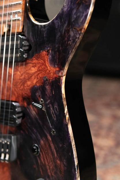 Legator X6F-MG Multi-Scale Electric Guitar - Magma with Gig Bag