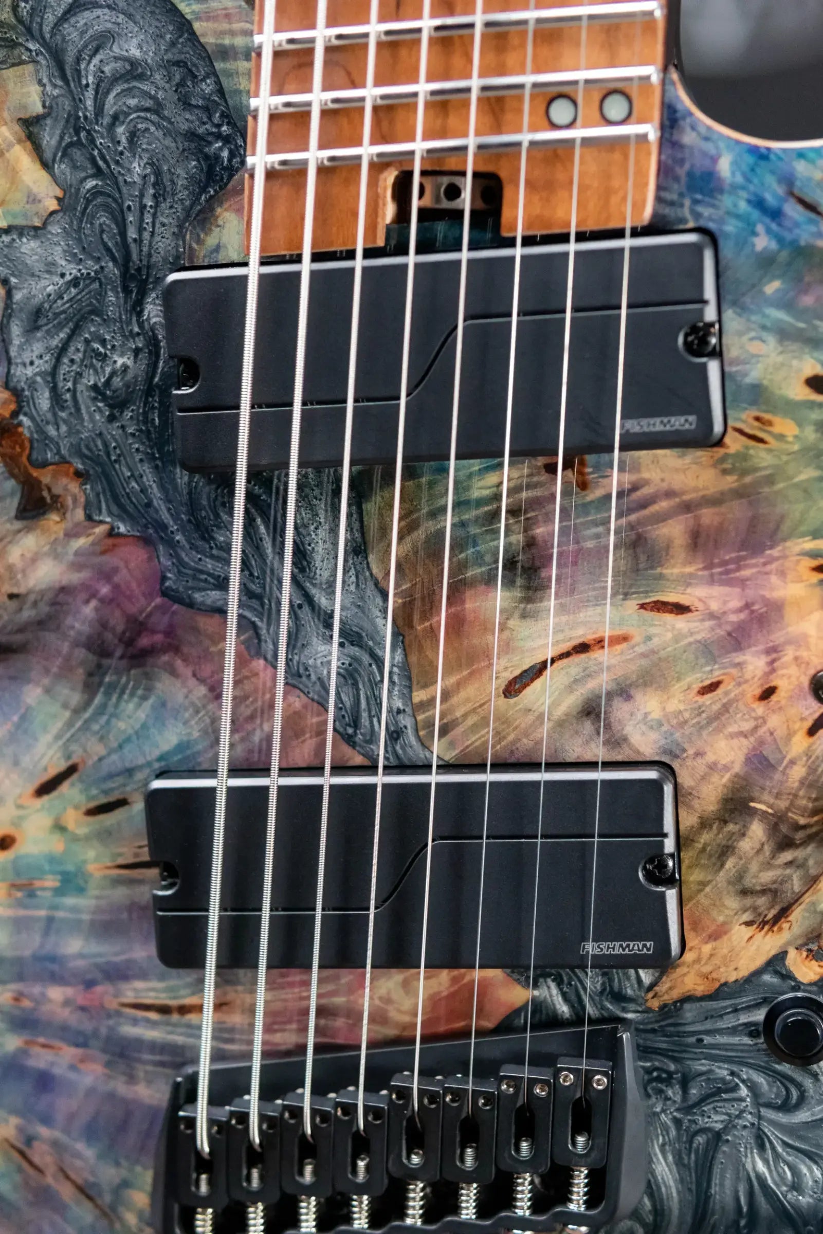 Legator X8F-CL 8-String Multi-Scale Electric Guitar - Coral with Gig Bag - B-Stock