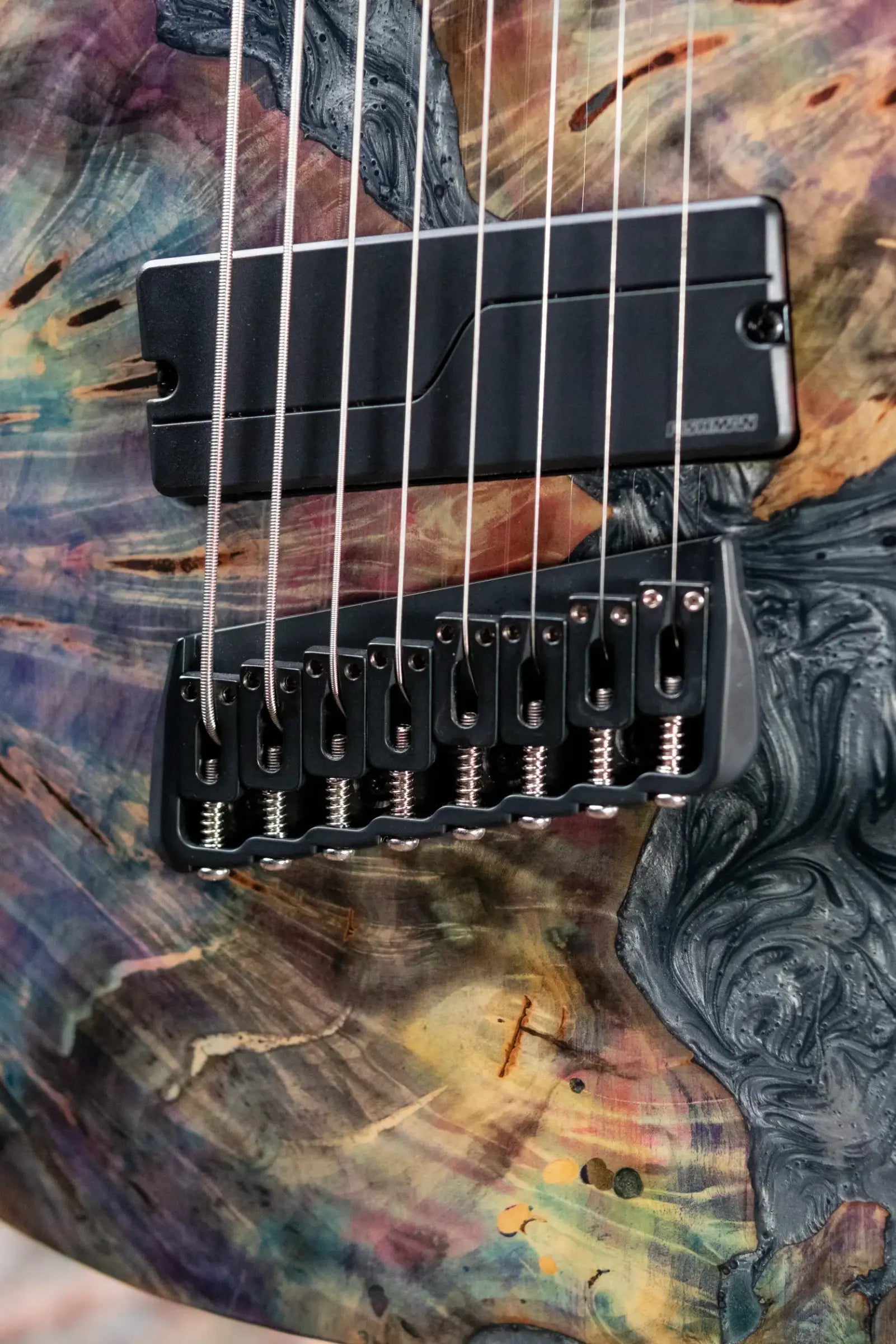 Legator X8F-CL 8-String Multi-Scale Electric Guitar - Coral with Gig Bag - B-Stock