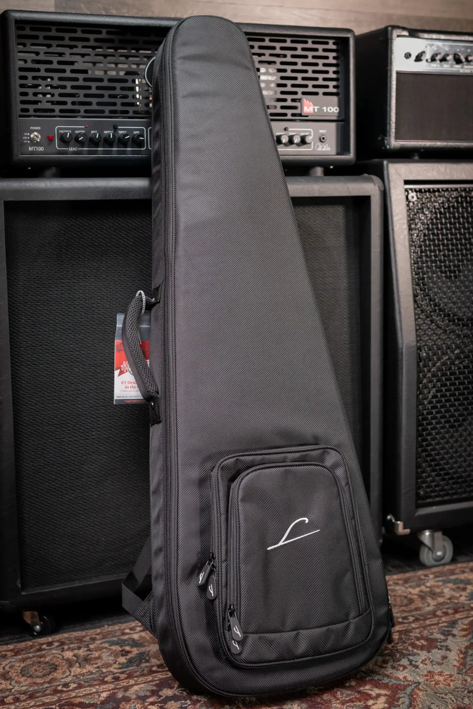 Legator X8F-CL 8-String Multi-Scale Electric Guitar - Coral with Gig Bag - B-Stock