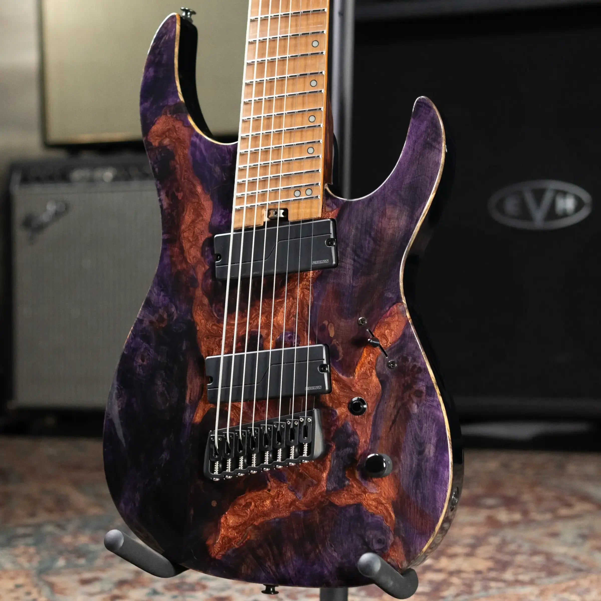 Legator X8F-MG 8-String Multi-Scale Electric Guitar - Magma with Gig Bag