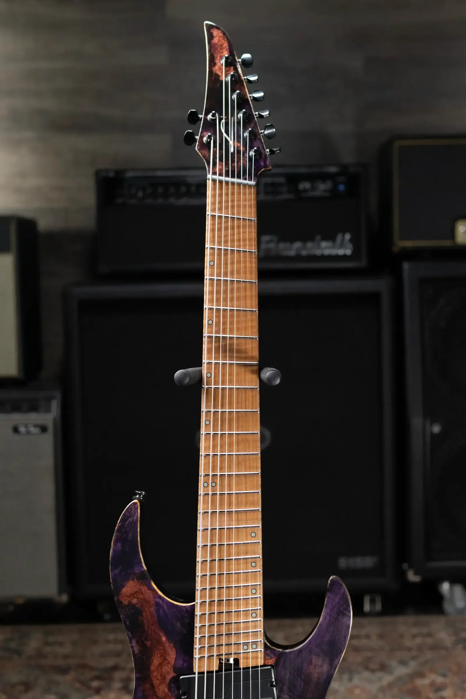 Legator X8F-MG 8-String Multi-Scale Electric Guitar - Magma with Gig Bag