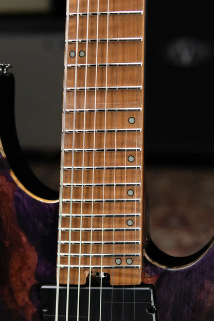 Legator X8F-MG 8-String Multi-Scale Electric Guitar - Magma with Gig Bag