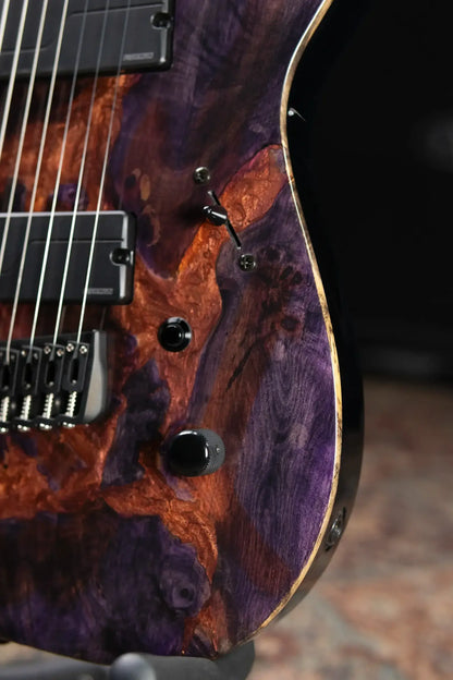 Legator X8F-MG 8-String Multi-Scale Electric Guitar - Magma with Gig Bag