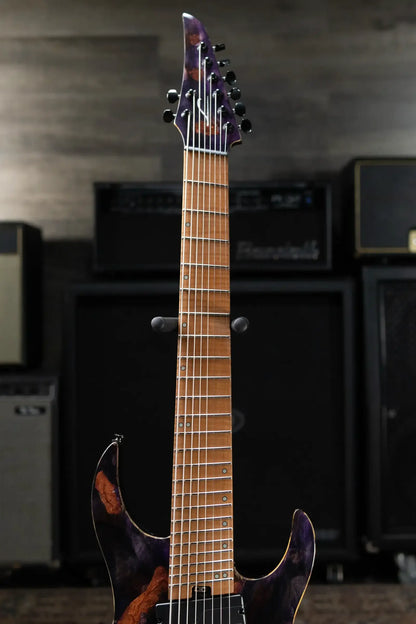 Legator X8F-MG 8-String Multi-Scale Headless Electric Guitar - Magma with Gig Bag
