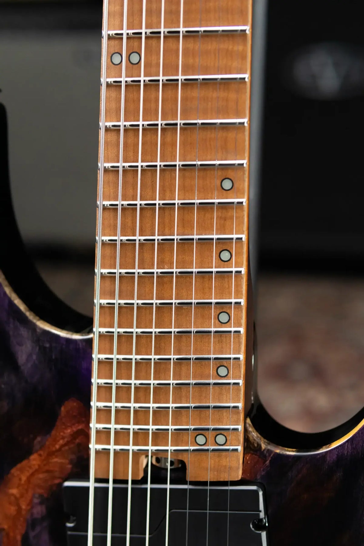 Legator X8F-MG 8-String Multi-Scale Electric Guitar - Magma with Gig Bag