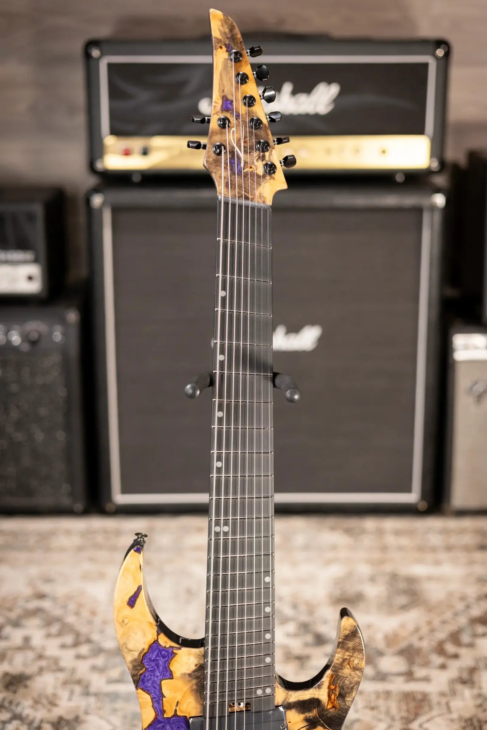 Legator X8F-RP Super Multi-Scale 8-String Electric Guitar - Royal Purple with Gig Bag