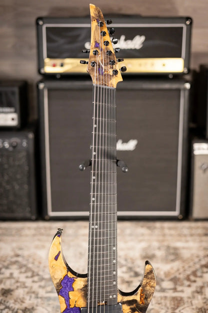 Legator X8F-RP Super Multi-Scale 8-String Electric Guitar - Royal Purple with Gig Bag