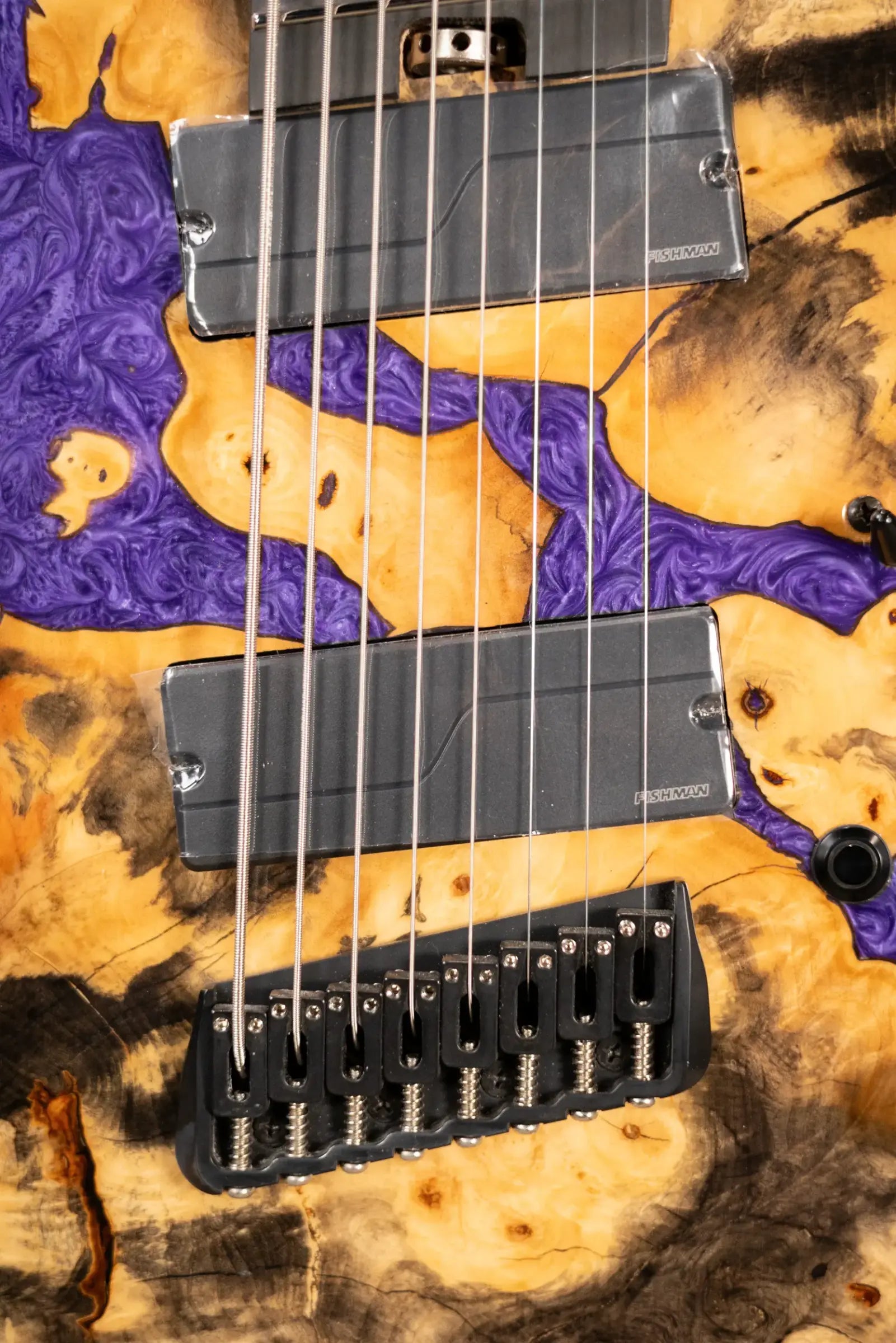 Legator X8F-RP Super Multi-Scale 8-String Electric Guitar - Royal Purple with Gig Bag