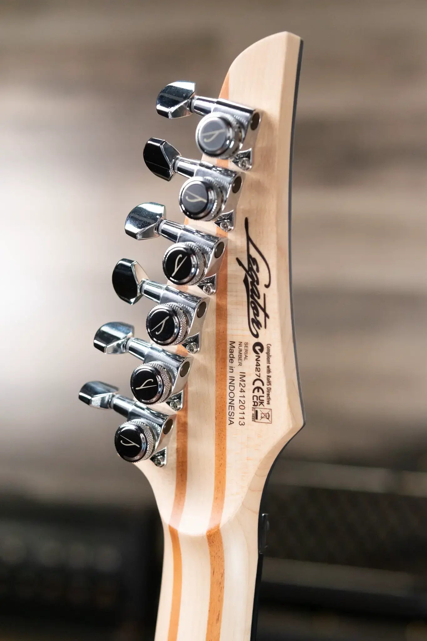 Legator YO6 Electric Guitar Silver Sparkle with Gig Bag 67b3885358d86