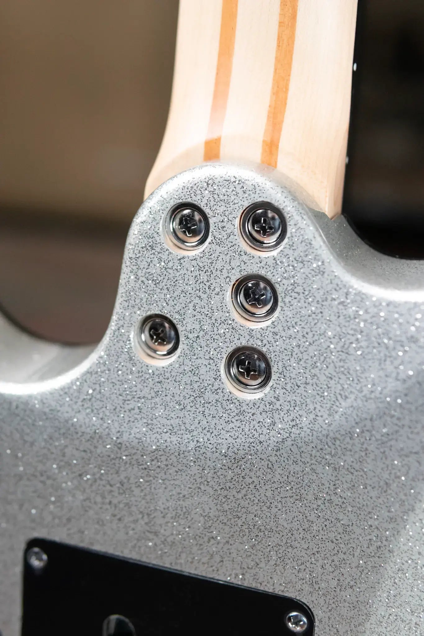 Legator YO6 Electric Guitar Silver Sparkle with Gig Bag 67b388556a5d6