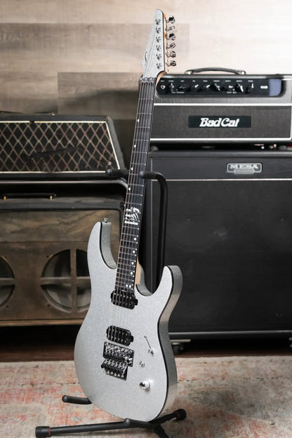 Legator YO6 Electric Guitar - Silver Sparkle with Gig Bag