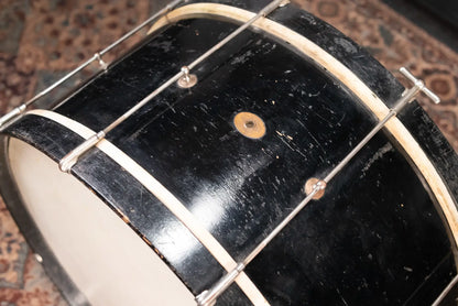 Ludwig 1920's 26"x11" Bass Drum with Original Heads - Black