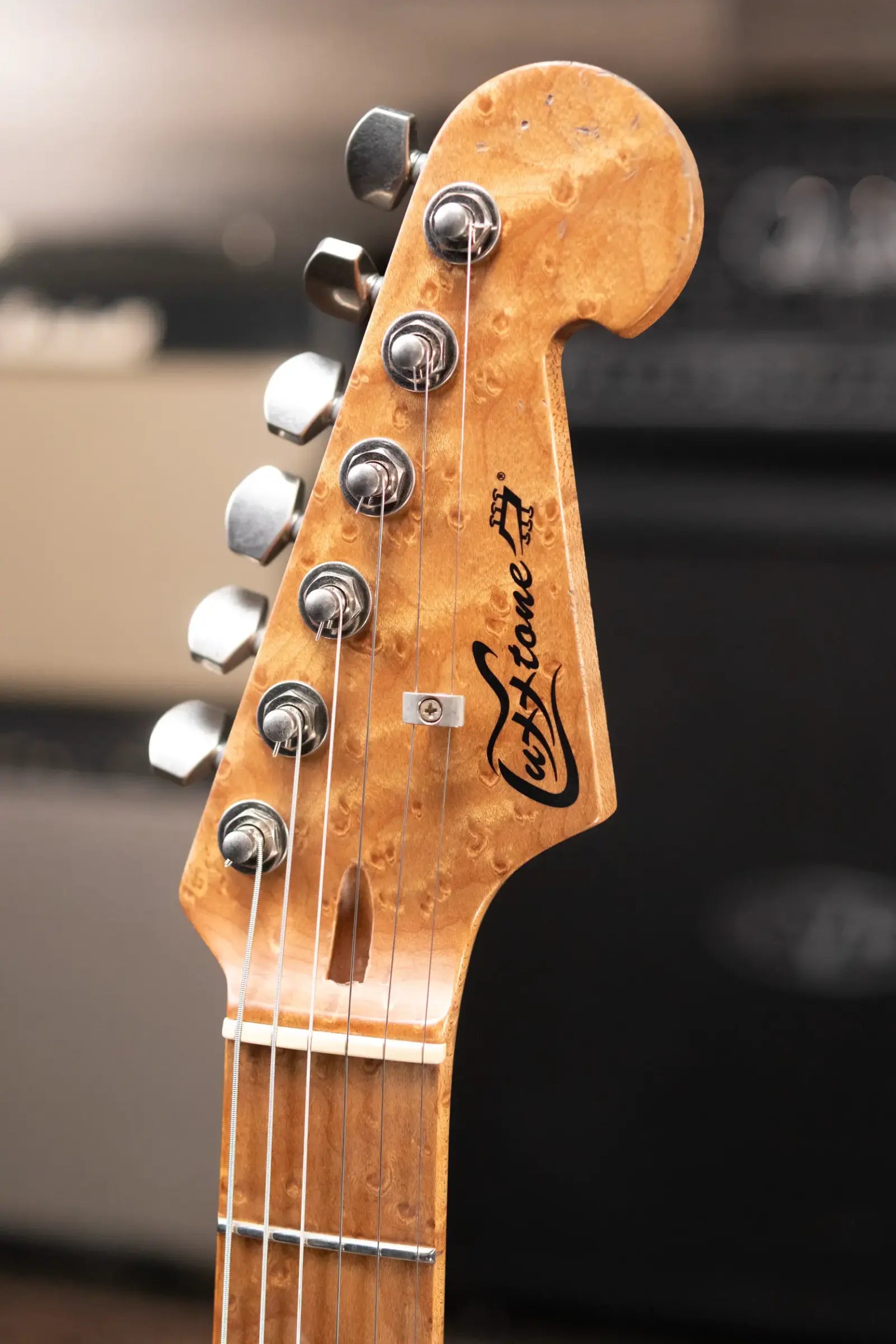 Luxxtone Choppa J Electric Guitar - Seafoam Green over Sonic Blue with Hardshell Case - Used