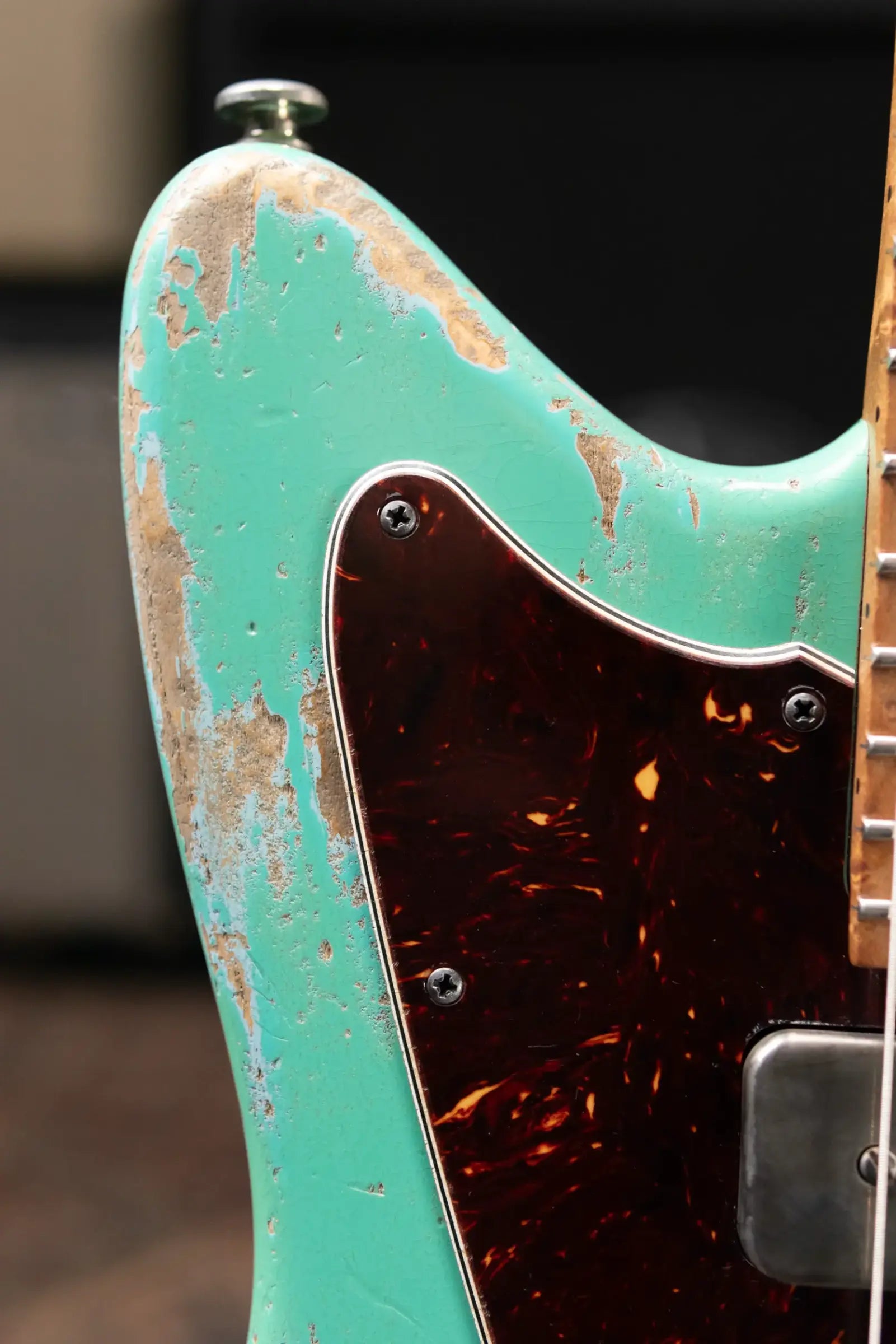 Luxxtone Choppa J Electric Guitar - Seafoam Green over Sonic Blue with Hardshell Case - Used