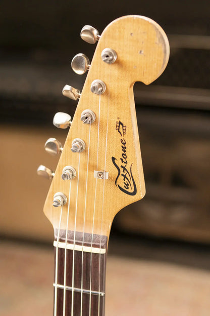 Luxxtone Choppa S HSS Electric Guitar - 3-Tone Sunburst with Hardshell Case