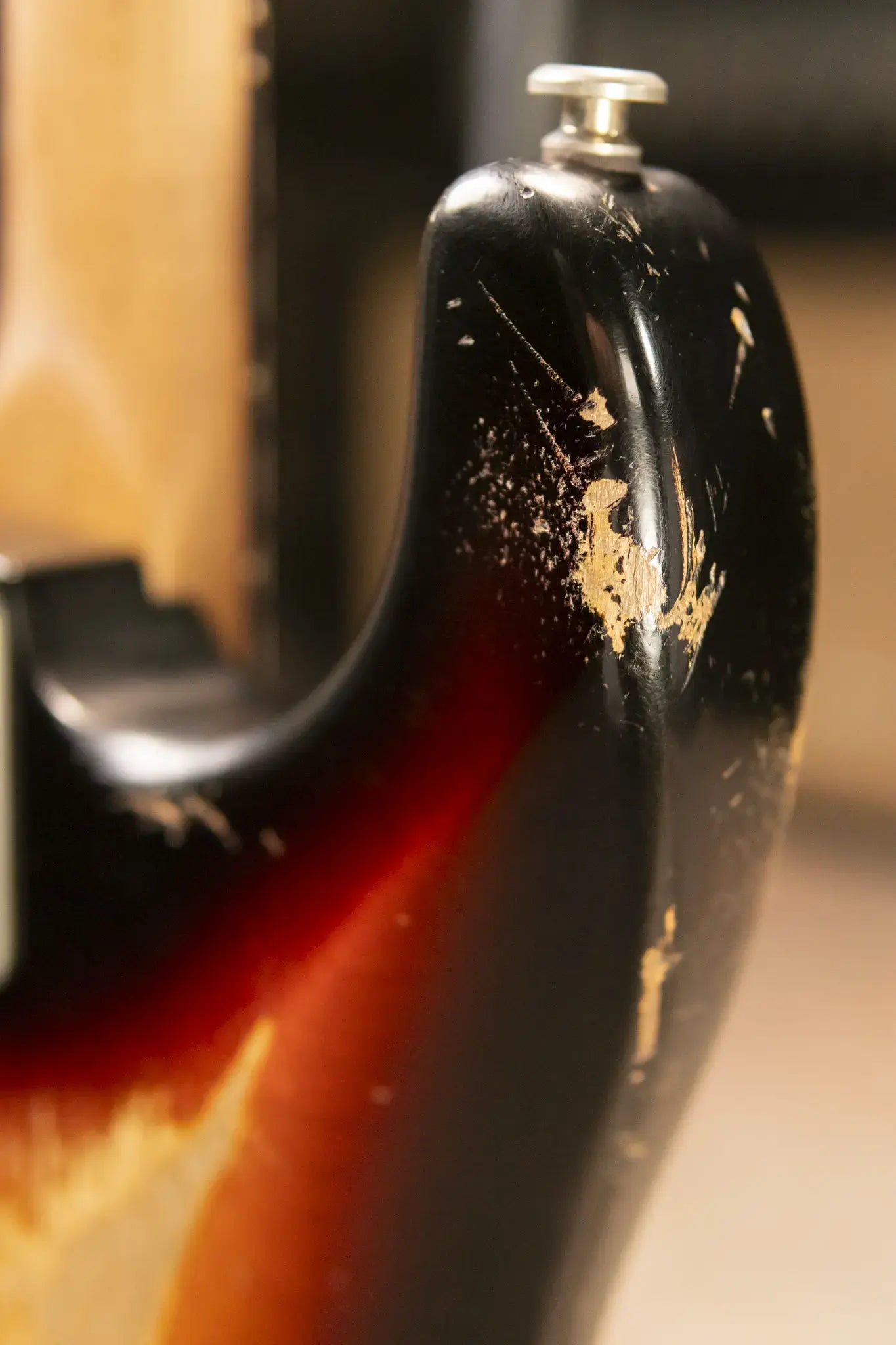 Luxxtone Choppa S HSS Electric Guitar - 3-Tone Sunburst with Hardshell Case