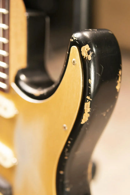 Luxxtone Choppa S HSS Electric Guitar - 3-Tone Sunburst with Hardshell Case