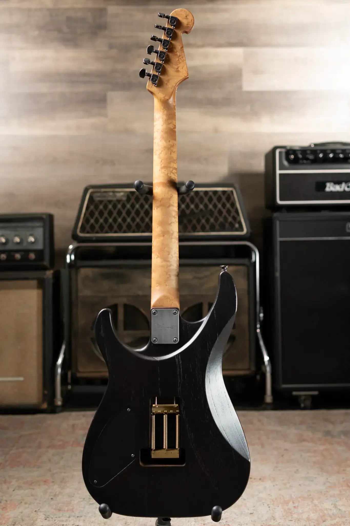 Luxxtone Ghost Electric Guitar - Wild Bill Art with Hardshell Case