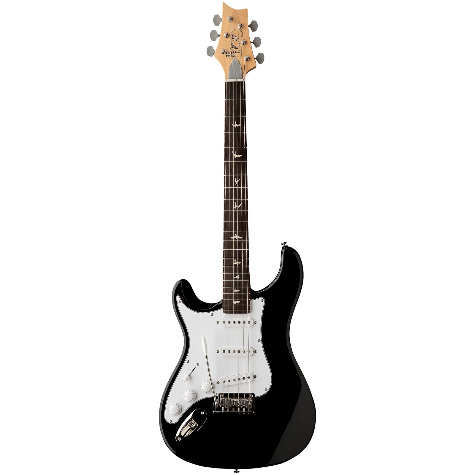 PRS SE Silver Sky Left-Handed Electric Guitar - Piano Black with Gig Bag