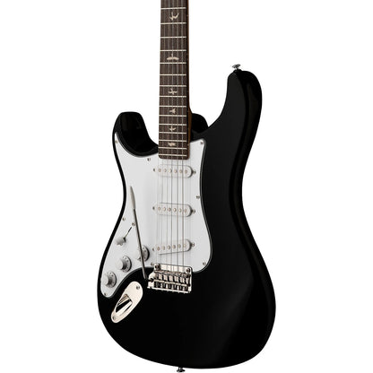 PRS SE Silver Sky Left-Handed Electric Guitar - Piano Black with Gig Bag