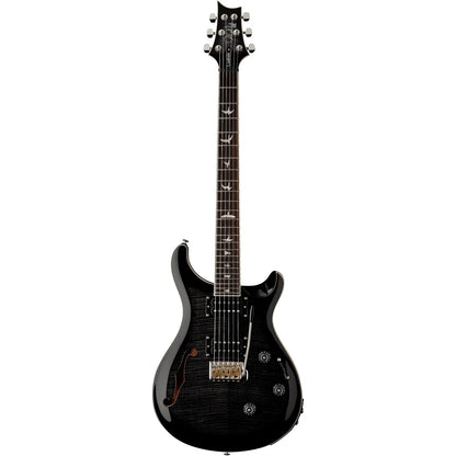 PRS SE Custom 24 Semi-hollow Piezo - Charcoal Burst with Gig Bag