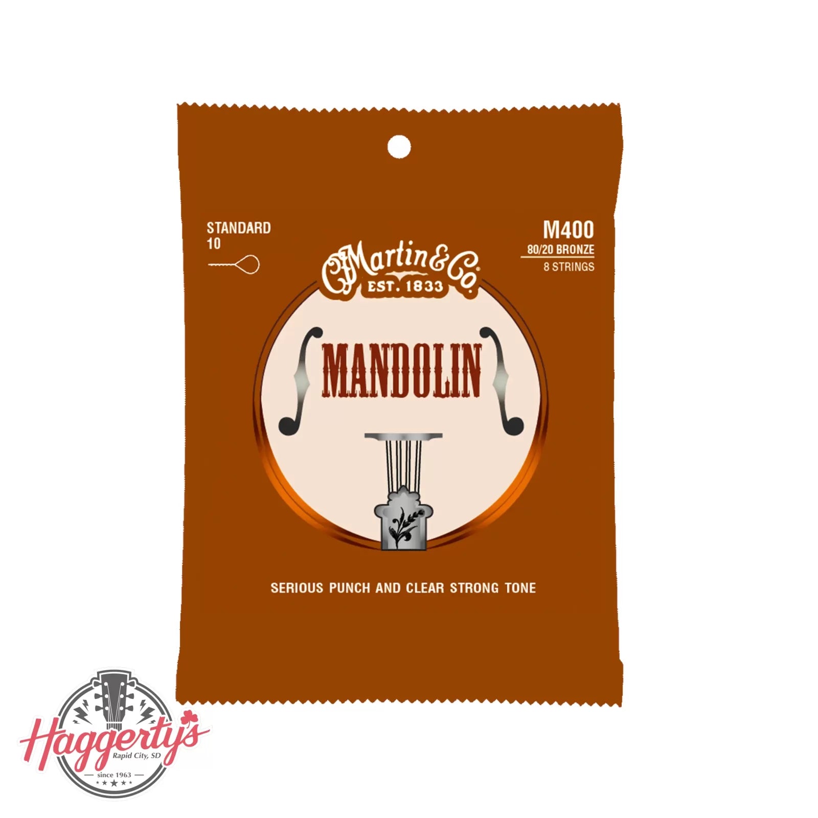 Martin M400 80/20 Bronze Mandolin Strings - .010-.034 Standard