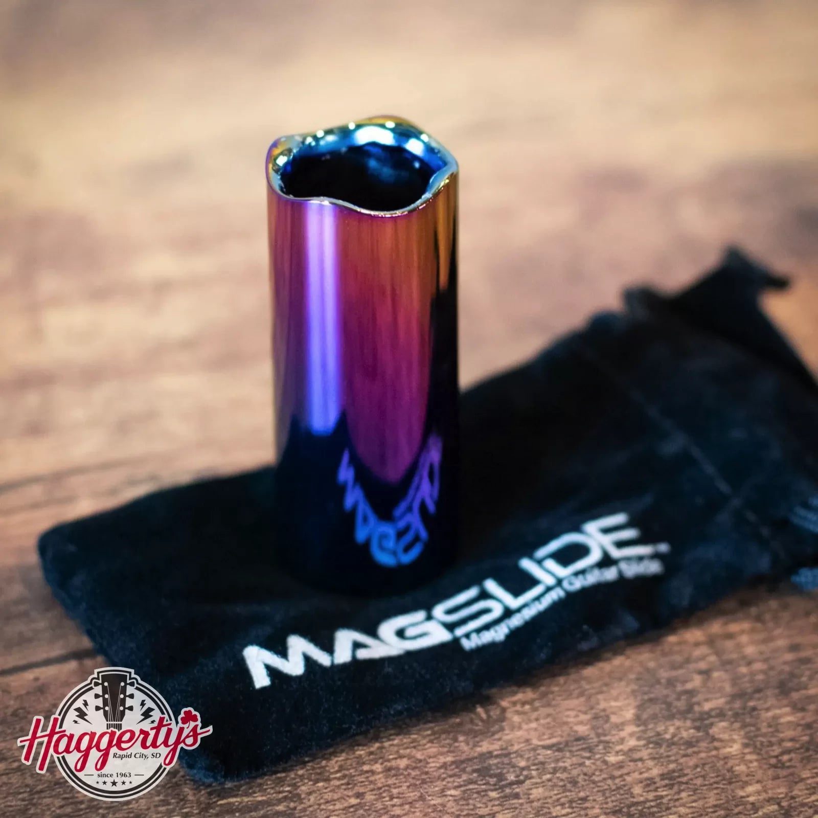 Magslide Pinky Aurora MA-1 Small-Medium (Ring Size: 7.5-9), Multicolor PVD