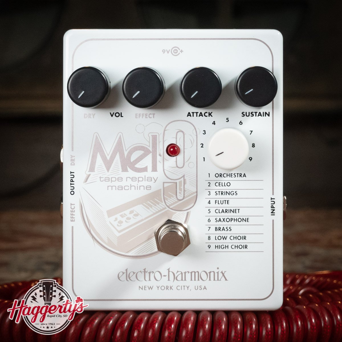 Electro-Harmonix Mel 9 Tape Replay Machine Guitar Effects Pedal