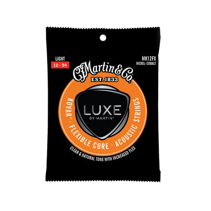 Martin MK12FX Luxe Kovar Flexible Core Guitar Strings 12-54