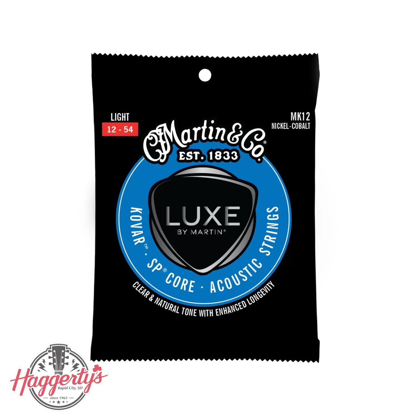 Martin MK12 Luxe Kovar Acoustic Guitar Strings - .012-.054 Light